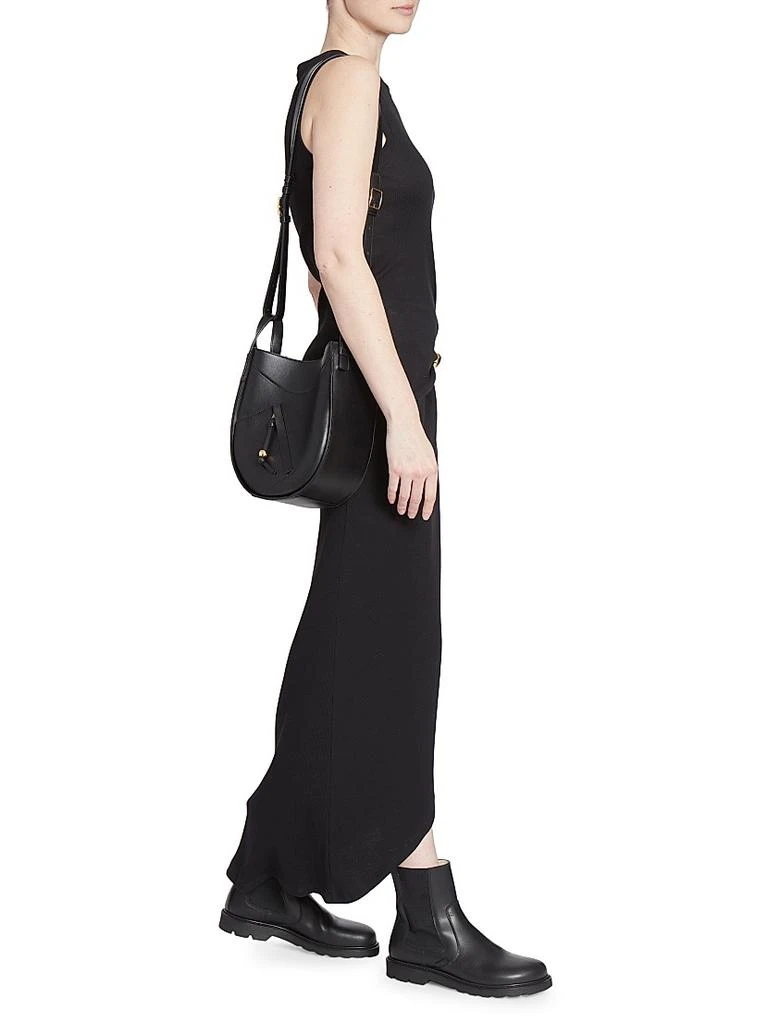 Loewe Hammock Slice Leather Hobo Bag 2