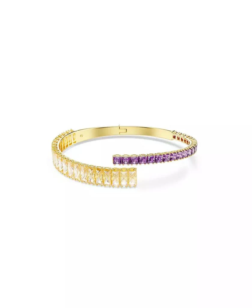 Swarovski Swaroski Matrix Gold-Tone Plated Bangle