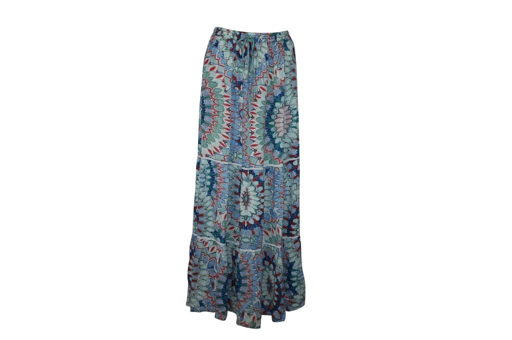 MELISSA ODABASH Miriam Paradise Maxi Skirt in Multicolor Rayon 1