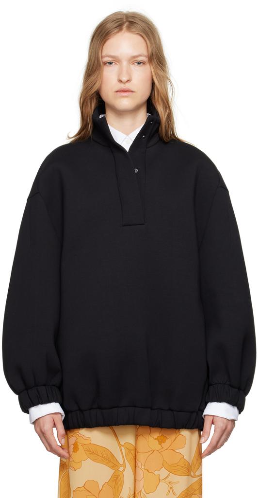 Dries Van Noten Ruched cotton jersey sweatshirt - Hoodies