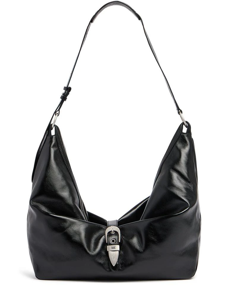 Marge Sherwood Belted Hobo Leather Shoulder Bag 1