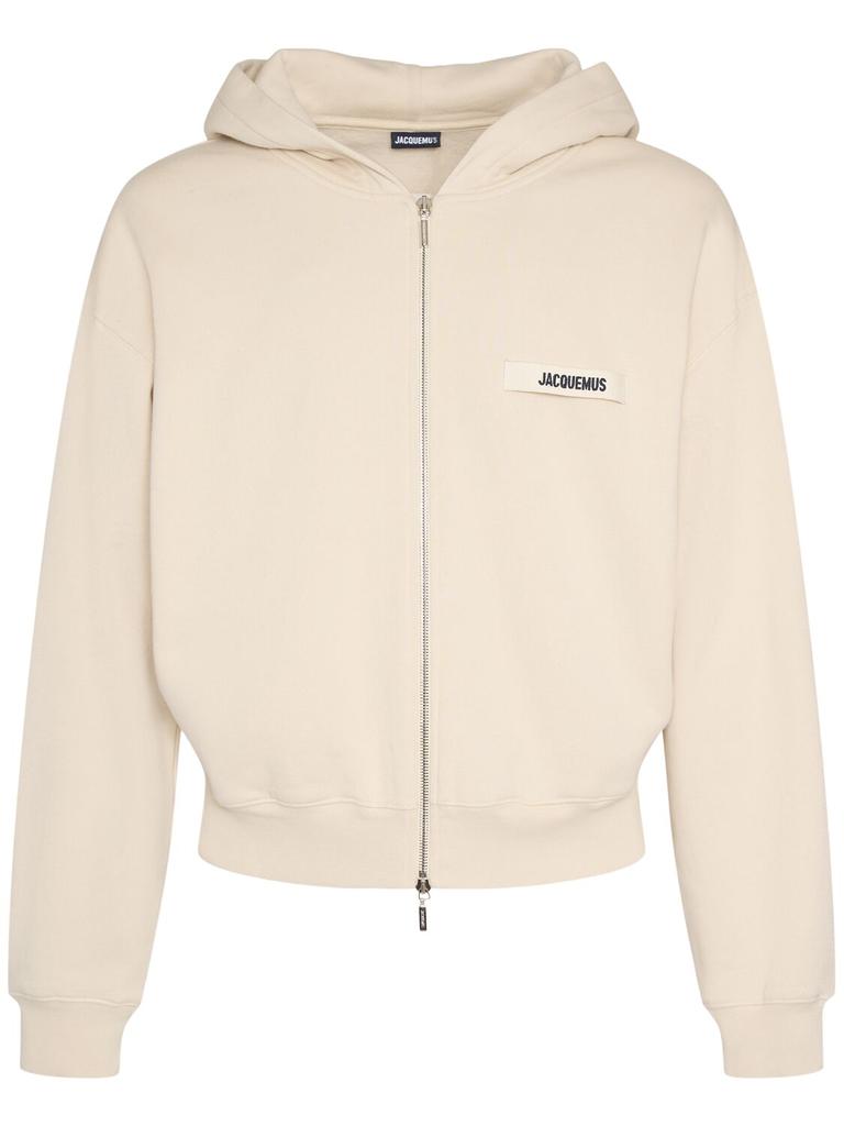 パーカー・フーディ Jacquemus Le Hoodie Zip Gros Grain Hoodies Jacquemus - Le Hoodie Zip Gros Grain in Black – Stoy