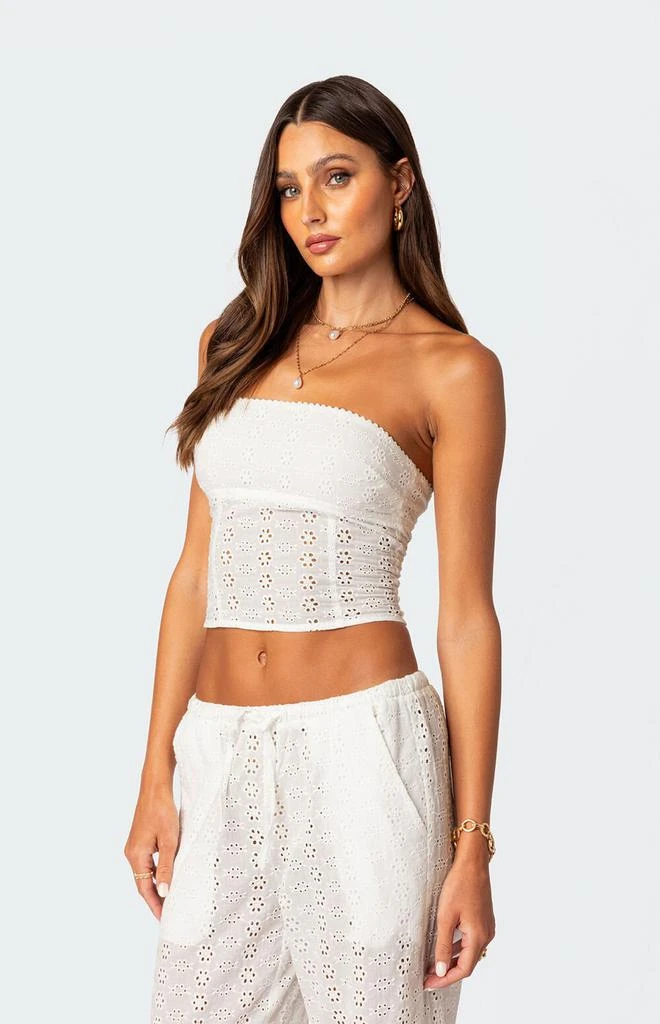 Edikted Lemon Lacey Cotton Corset 4