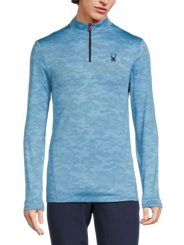Spyder Logo Zip Up Pullover