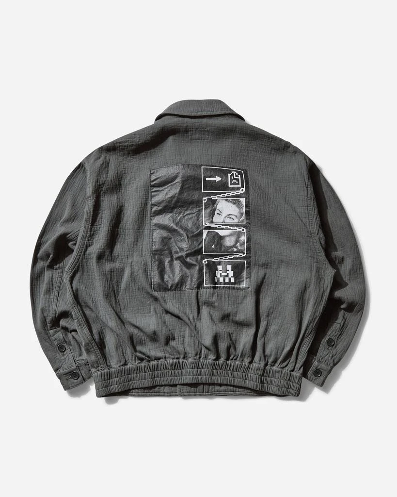 Cav Empt Men's Soft Cotton Zip Jacket Charcoal 2