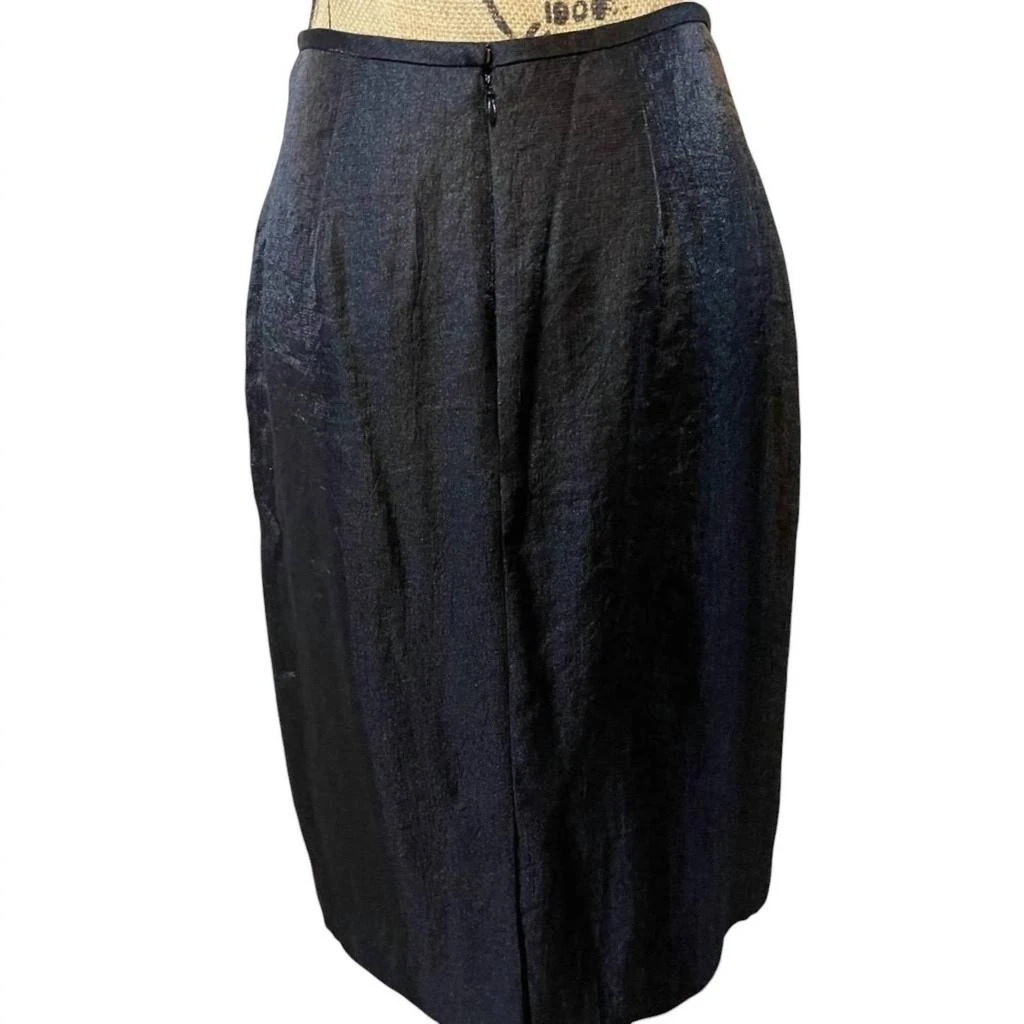 Adrianna Papell Adrianna Papell - WASHED METALLIC PENCIL SKIRT 3
