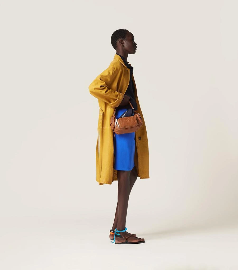 Miu Miu Nappa Leather Pocket Shoulder Bag 7
