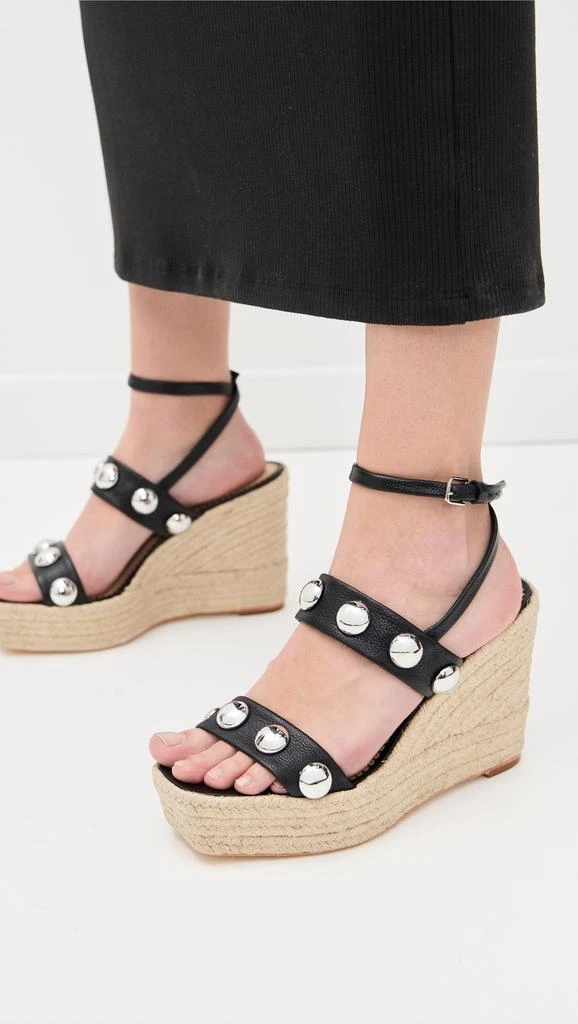 Cinq  Sept Georgia Studded Wedge Espadrilles 3
