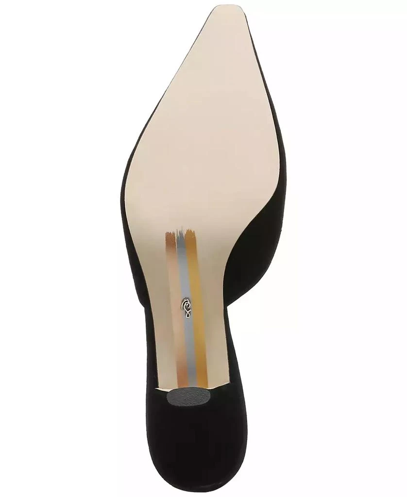Sam Edelman Women's Brit Embellished-Buckle Dress Mules 5