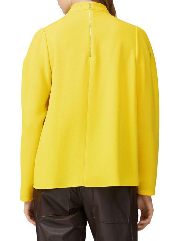 Tibi Esme Highneck Blouse