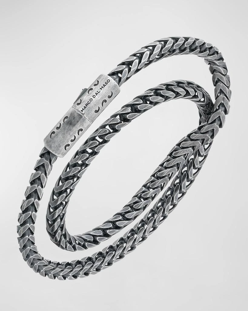 Marco Dal Maso Men's Ulysses Double Wrap Chain Bracelet 1