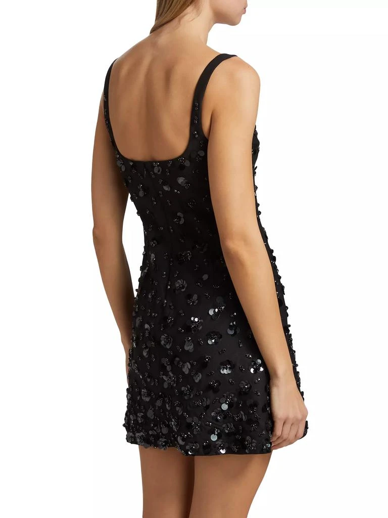 SIMKHAI Ziva Embellished Fit & Flare Minidress 5