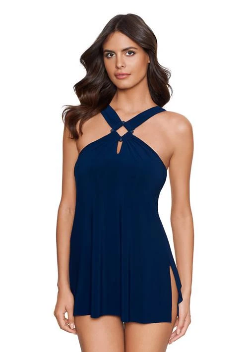 Magicsuit Square Cut Beverly Swim Dress 1