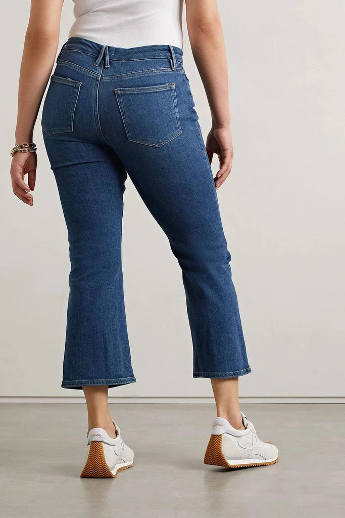 GOOD AMERICAN Good Legs cropped high-rise bootcut jeans 3