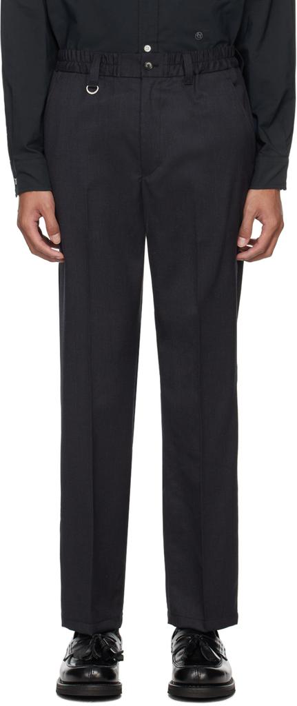 SOPHNET. Gray Standard Easy Trousers