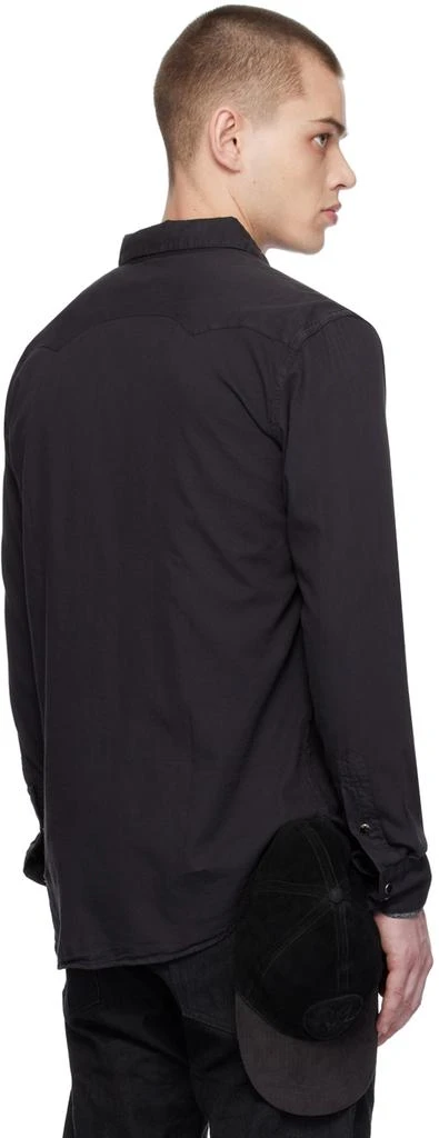 RRL Black Garment-Dyed Shirt 3