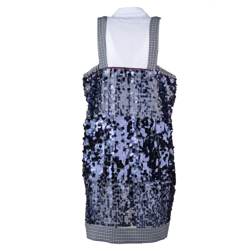 Antonio Marras Antonio Marras Blue Sequin Patchwork Dress