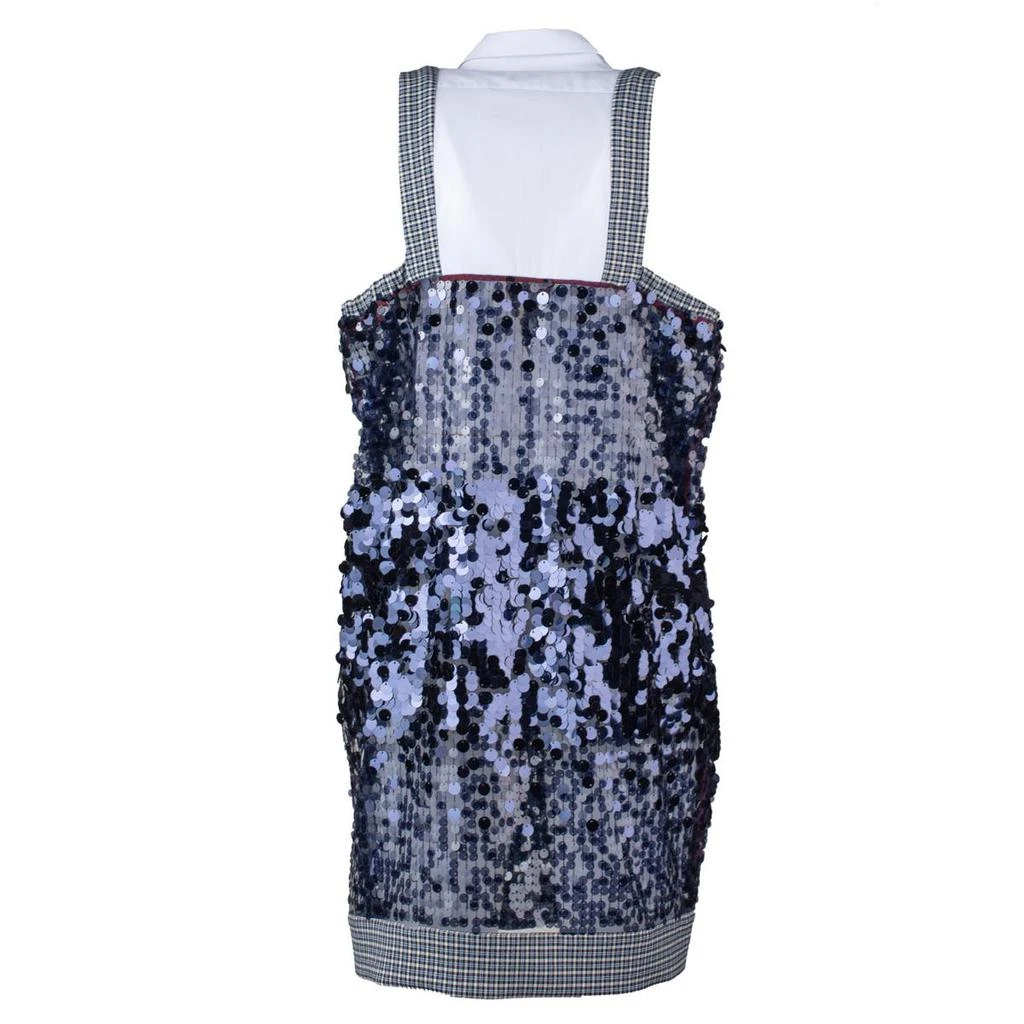 Antonio Marras Antonio Marras Blue Sequin Patchwork Dress 2