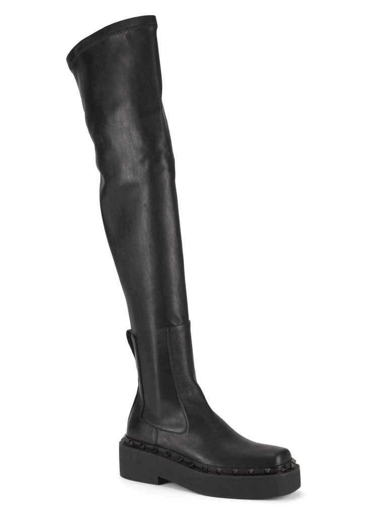 Valentino 45MM Studded Over-The-Knee Boots 2