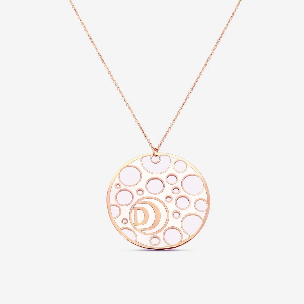 Damiani Damiani Damianissima 18K Rose Gold 
Ceramic Diamond Pendant Necklace 32

 20058576-copy