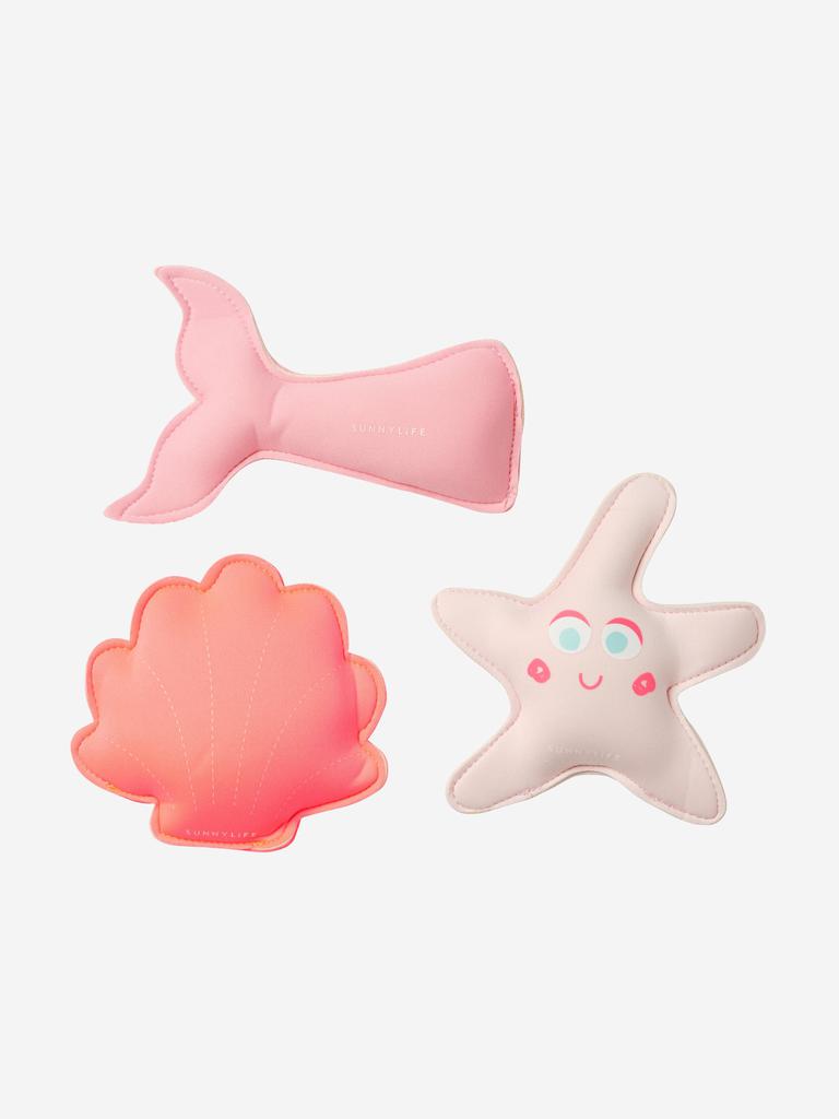 Sunnylife Sunnylife Girls Melody the Mermaid Set of 3 Dive Buddies in Pink (18cm)