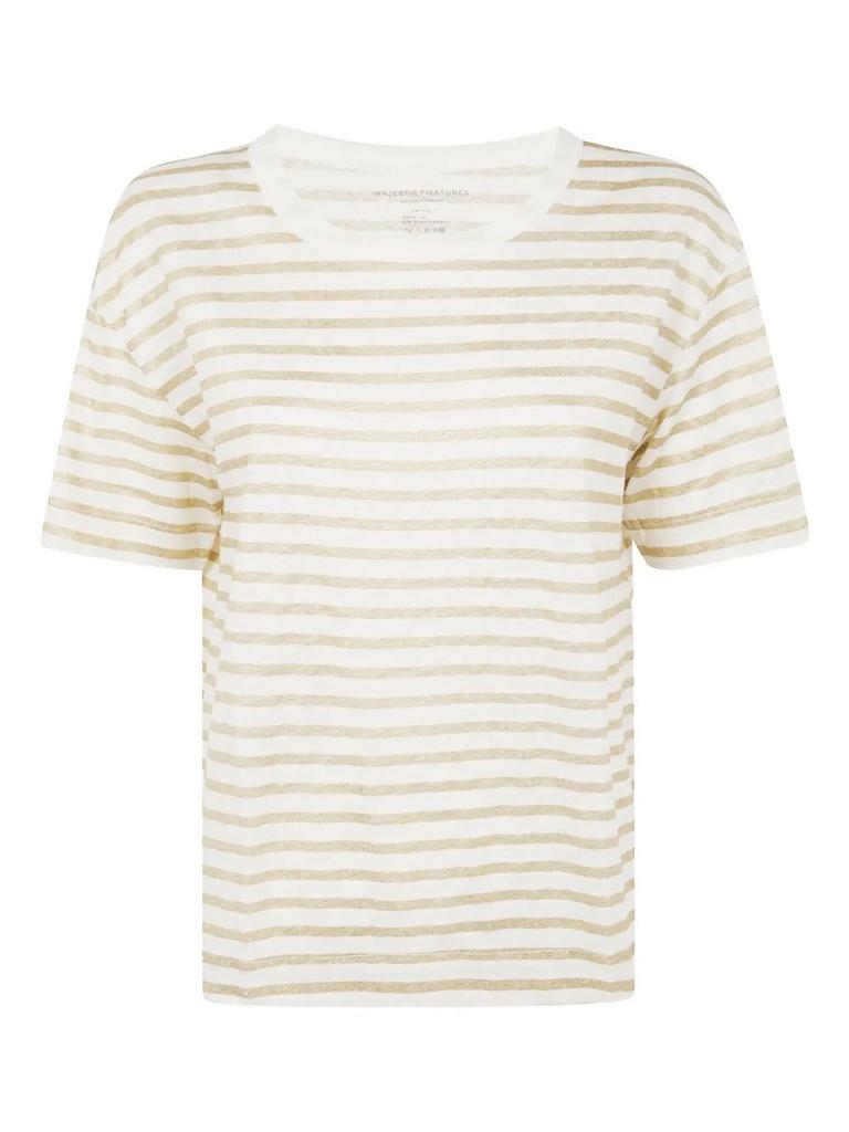 MAJESTIC FILATURES Majestic Filatures Round-Neck Short Sleeve T-Shirt