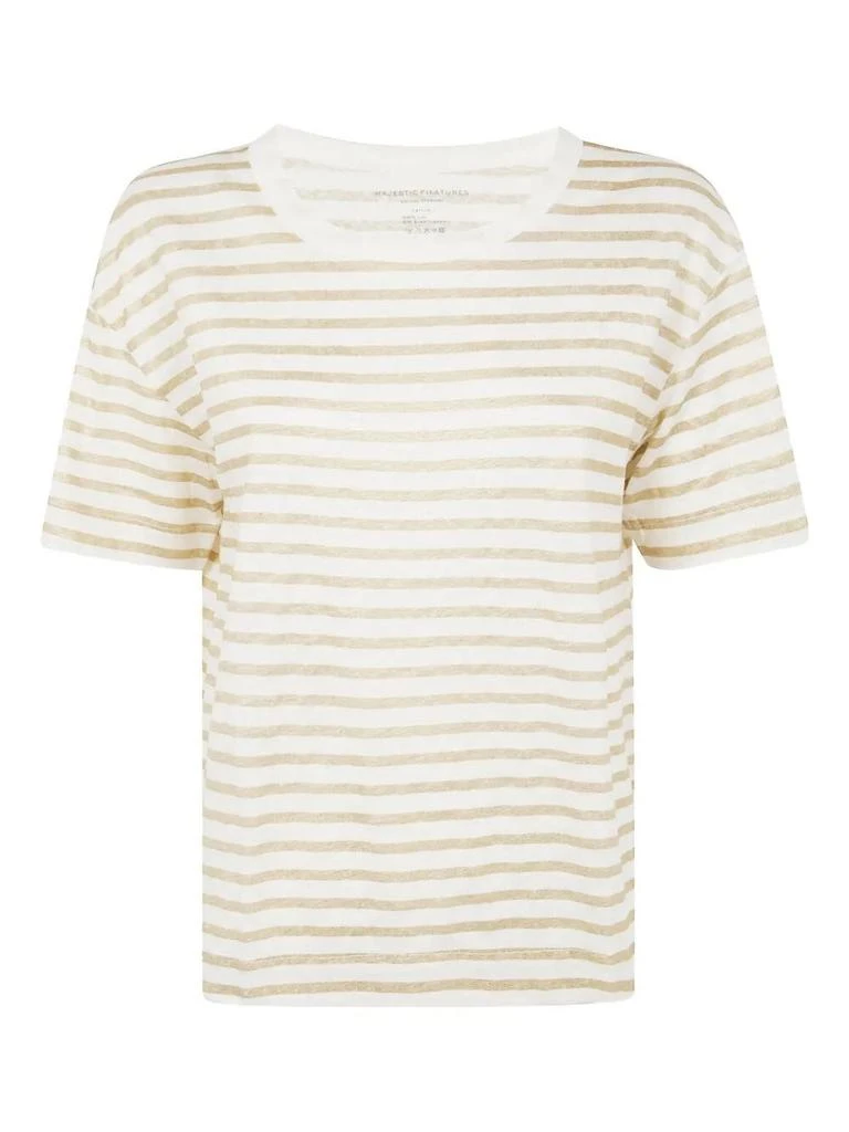 MAJESTIC FILATURES Majestic Filatures Round-Neck Short Sleeve T-Shirt 1