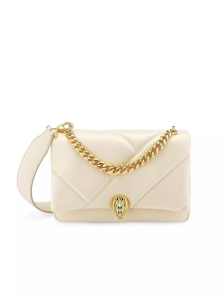 BVLGARI Serpenti Cabochon Matelassé Leather Mini Bag