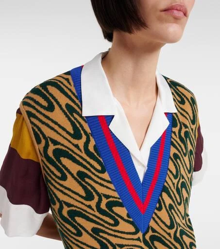 Dries Van Noten Intarsia midi dress 4