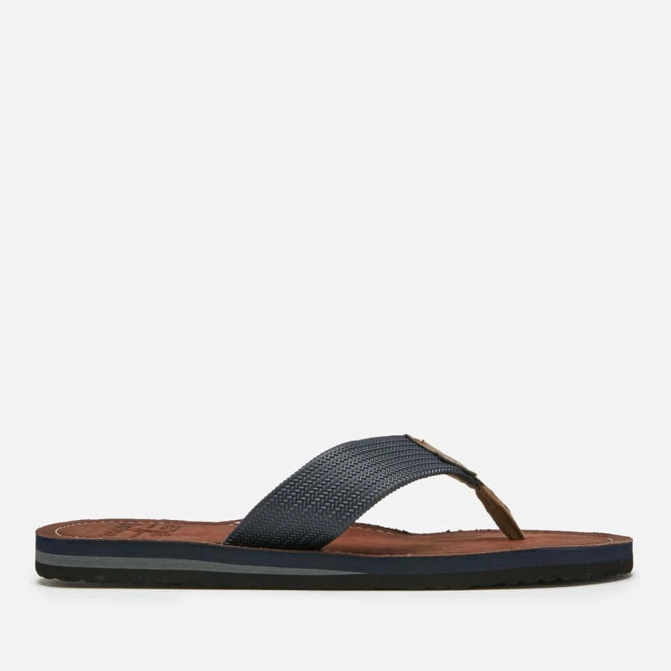 Barbour BARBOUR MEN'S TOEMAN BEACH TOE POST SANDALS - NAVY 2