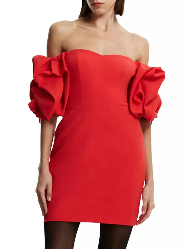 BCBG Off-The-Shoulder Minidress 2