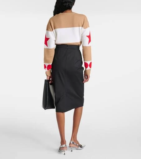 Max Mara Eden cotton-blend pencil skirt 3