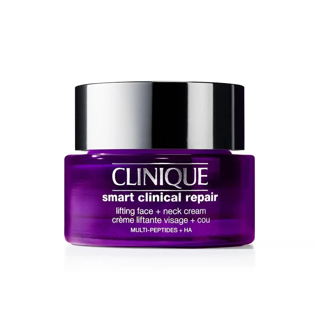 Clinique Clinique Smart Clinical Repair Anti Aging Lifting Face + Neck Cream with Peptides + Hyaluronic Acid For All Skin Types | Hydrating