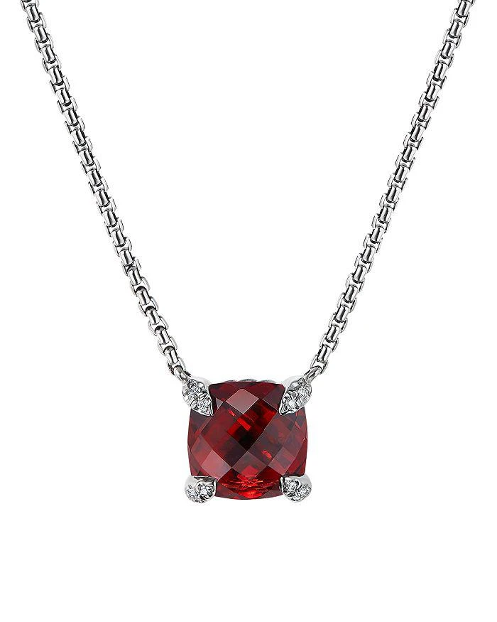 David Yurman Châtelaine® Pendant Necklace with Gemstones and Diamonds 5