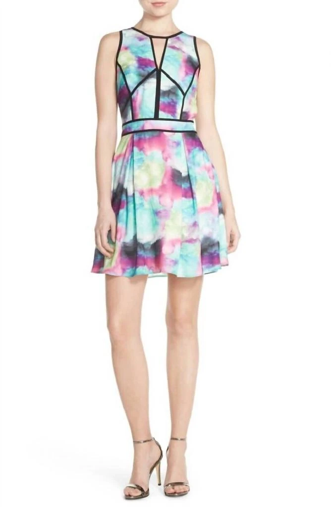 Adelyn Rae Adelyn Rae - Fit and Flare Sleeveless Mini Cocktail Dress 3