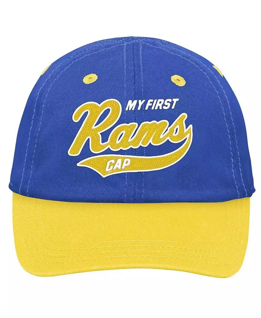 Outerstuff Baby Boys and Girls Royal/Gold Los Angeles Rams My First Tail Sweep Slouch Flex Hat 3