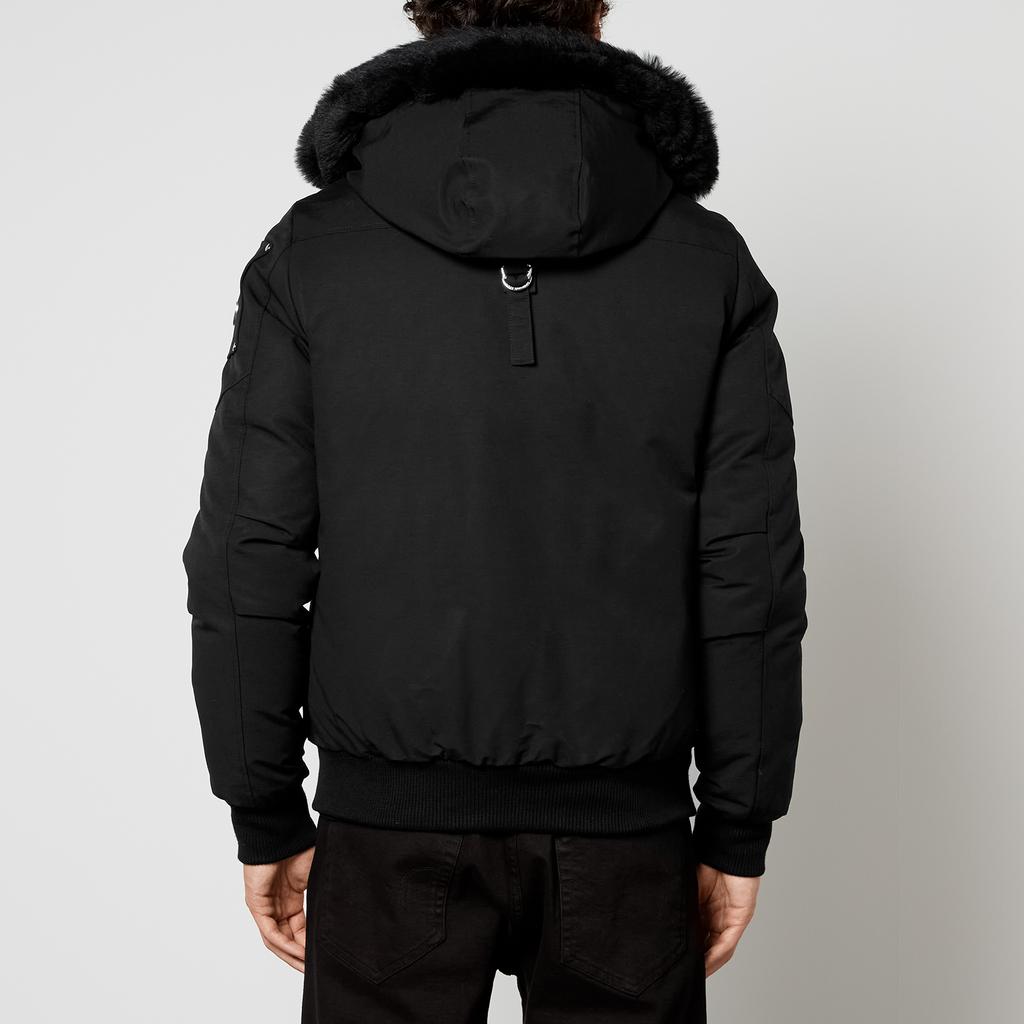 Moose Knuckles Moose Knuckles Ballistics Shearling-Trimmed Bomber Jacket