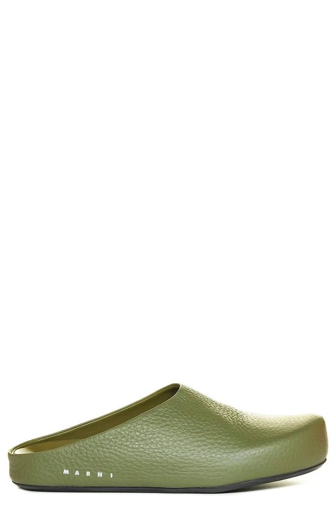 Marni Marni Logo Printed Slip-On Clogs 1