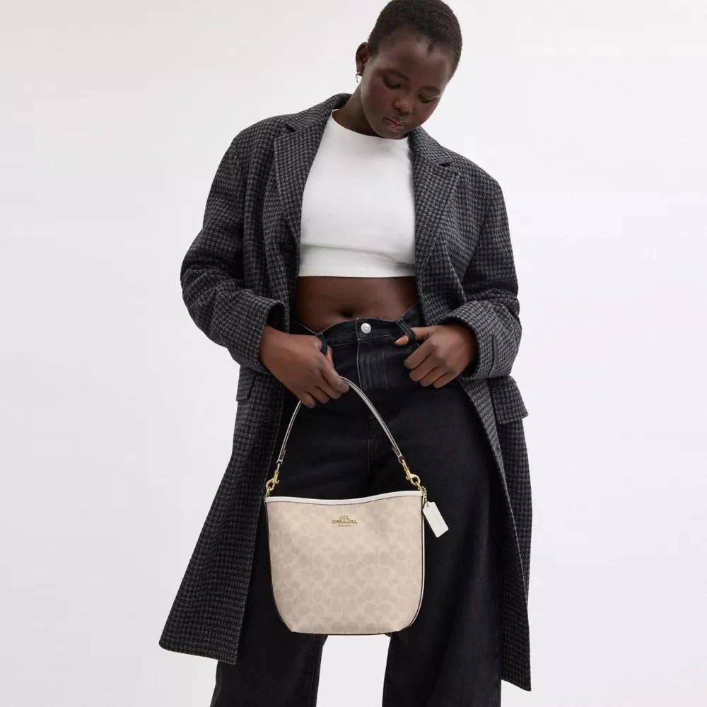 Coach City Bucket Bag In Signature Canvas 3