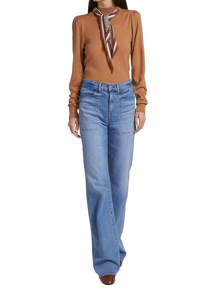 VERONICA BEARD Crosbie Wide-Leg Jeans 2