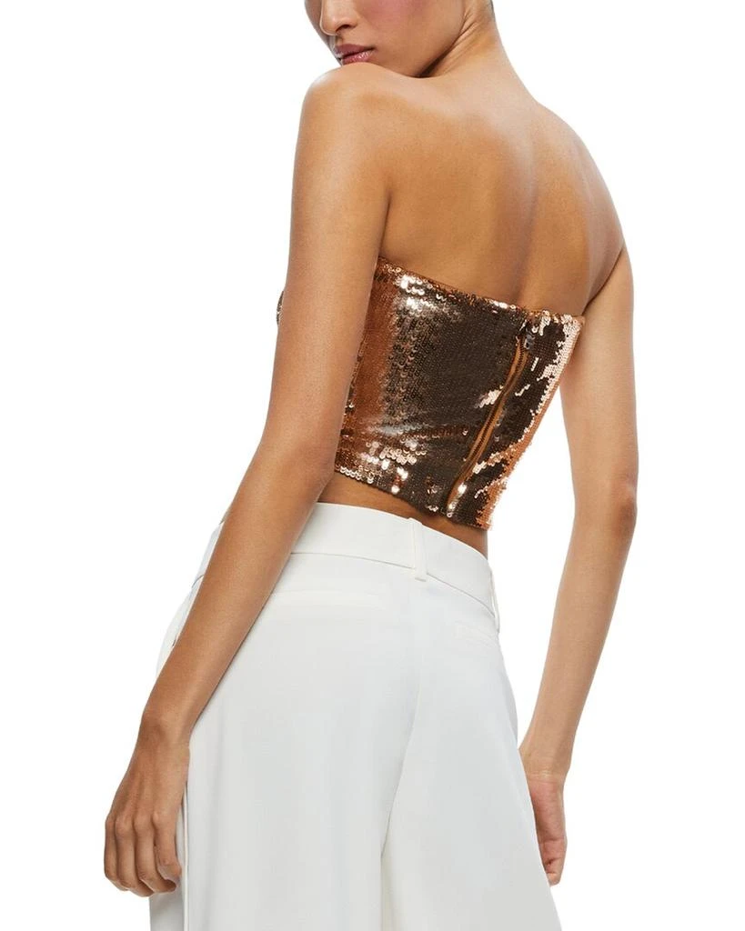 Alice + Olivia Vivi Sequin Top 2