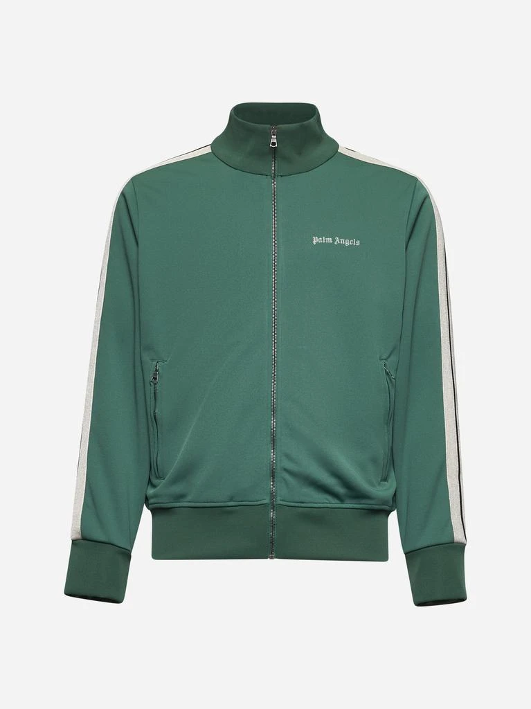 Palm Angels Green Classic Logo Track jacket 1