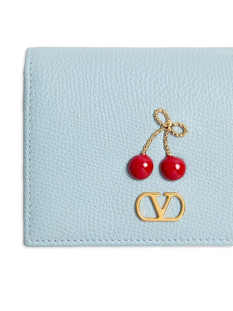 Valentino Cherryfic Wallet in Grainy Calfskin 5