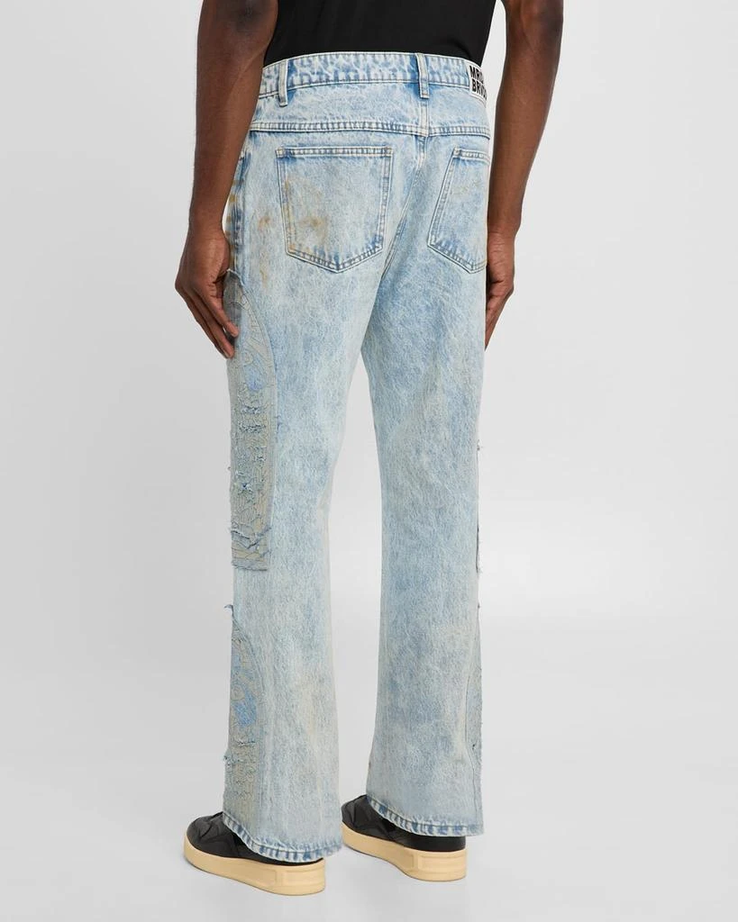 WHO DECIDES WAR Men's Mechanic Signature Denim Jeans 3
