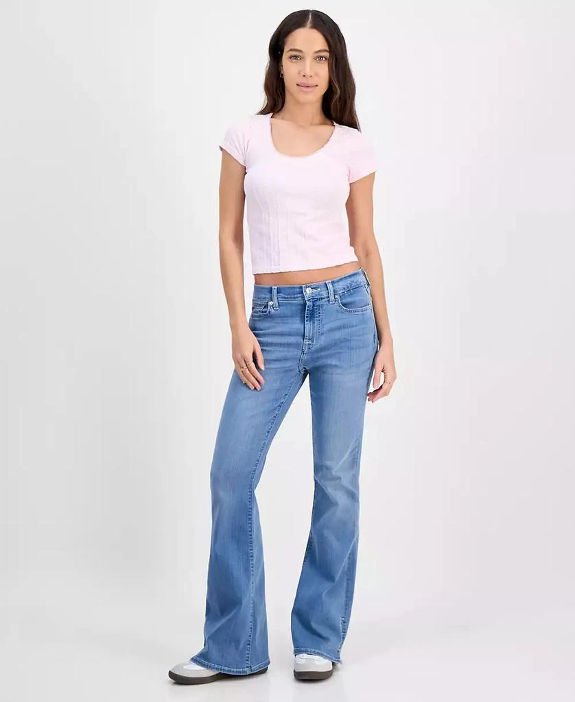 7 For All Mankind Women's Ali High-Rise Flared-Leg Jeans 1