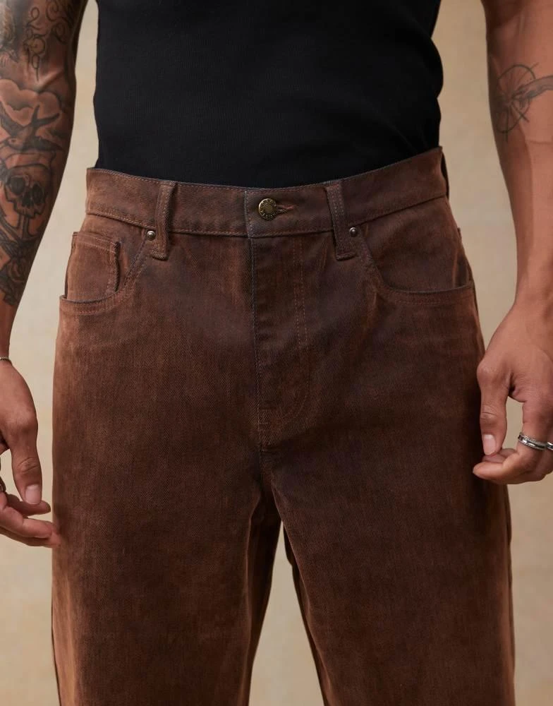 ASOS ASOS DESIGN co-ord baggy jeans in tan 4