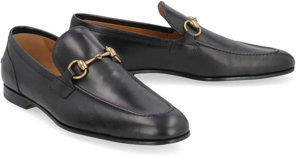 Gucci Gucci Jordaan Leather Loafers With Horsebit 3