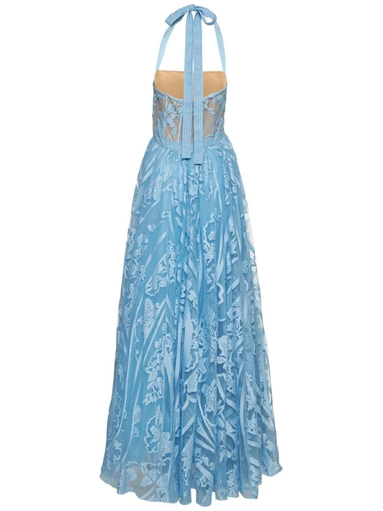 Zuhair Murad Windy Lace Square Neck Long Dress 4