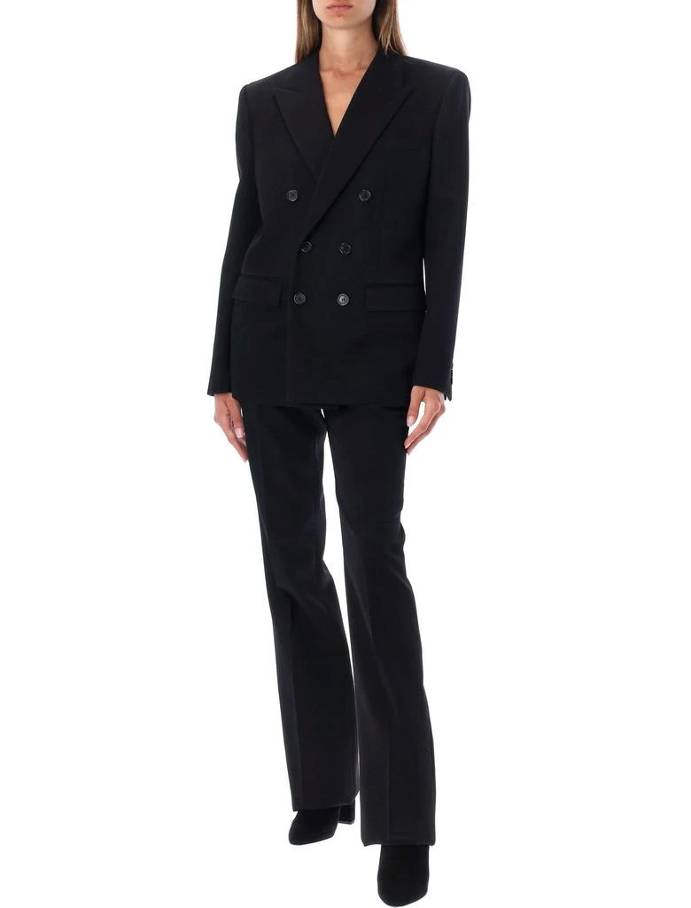 Yves Saint Laurent Saint Laurent High Waist Straight Leg Trousers 4