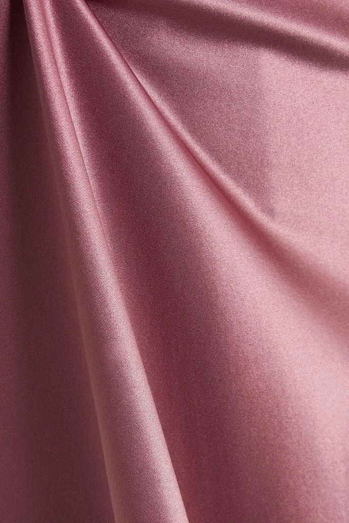 Michelle Mason Cutout silk-satin midi dress 4